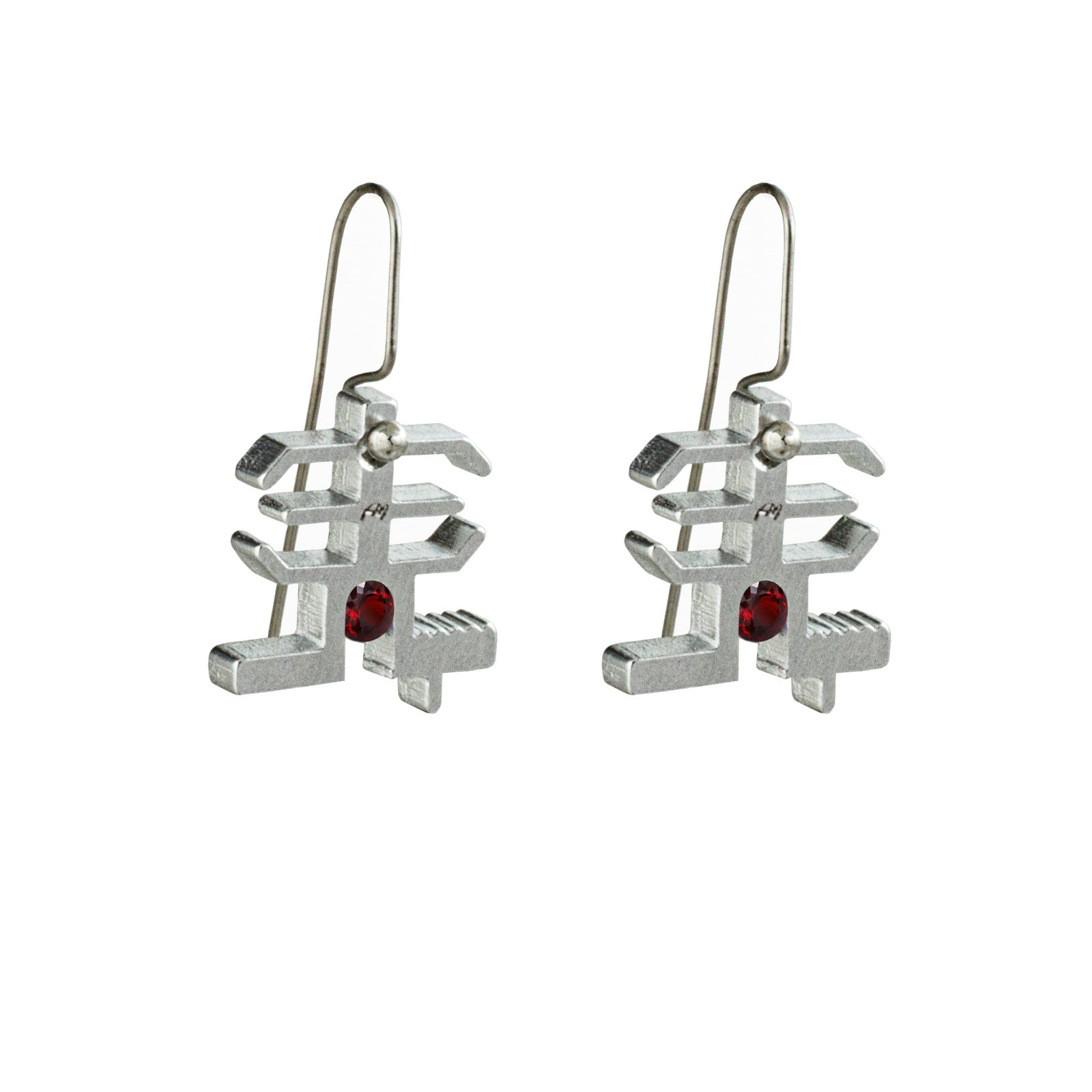 Hook-Earring-BirthStone-computer-jewelry-bianca-granato